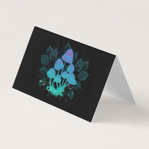 Toadstools in Bushes Business Card