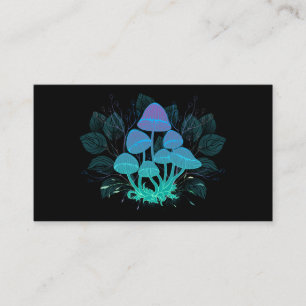 Toadstools in Bushes Calling Card