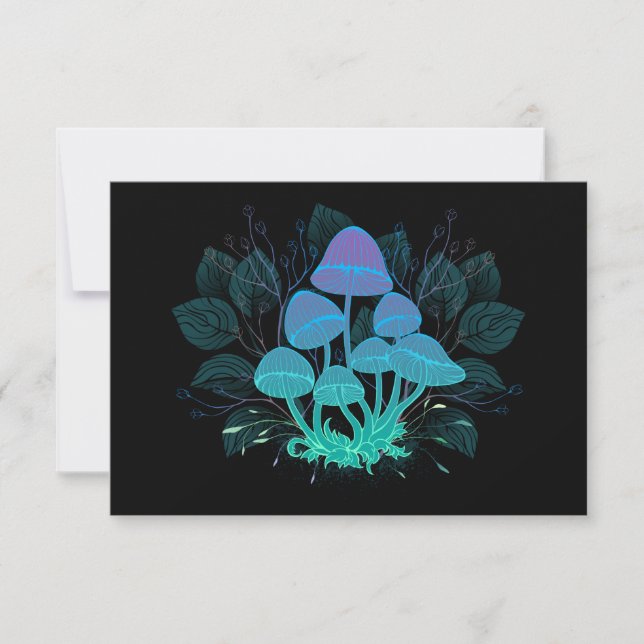 Toadstools in Bushes Card (Front)