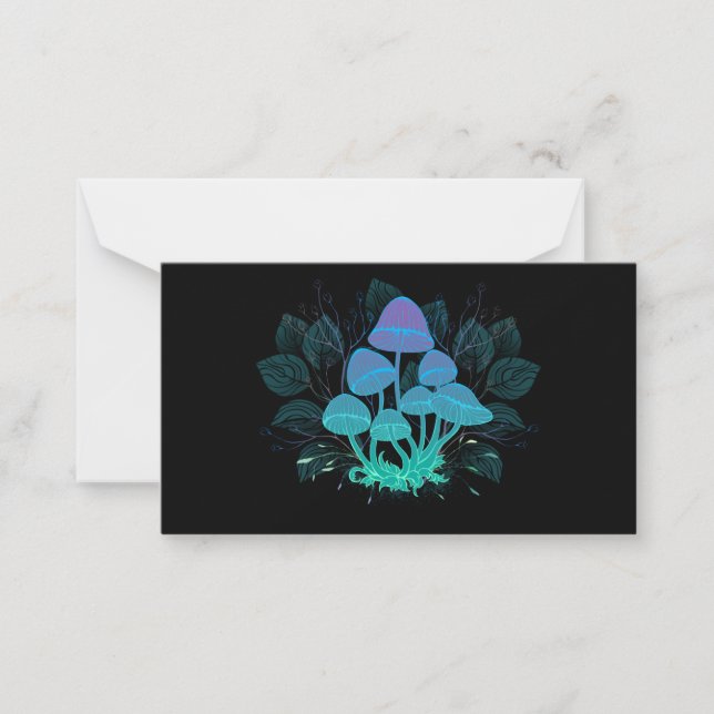 Toadstools in Bushes Card (Front)