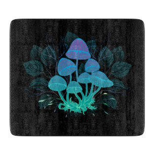 Toadstools in Bushes Cutting Board