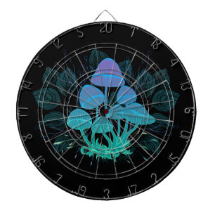 Toadstools in Bushes Dartboard