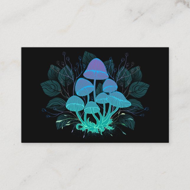 Toadstools in Bushes Discount Card (Front)