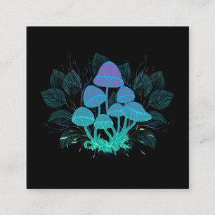 Toadstools in Bushes Enclosure Card