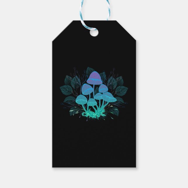 Toadstools in Bushes Gift Tags (Front)