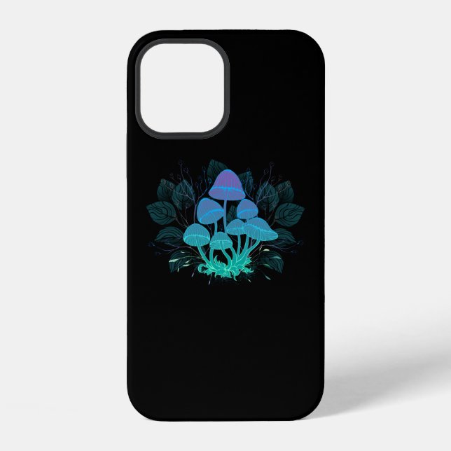 Toadstools in Bushes iPhone Case (Back)