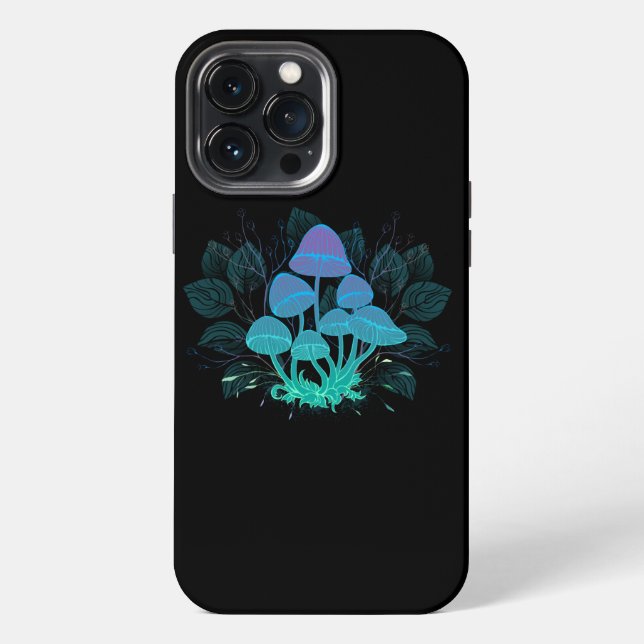 Toadstools in Bushes iPhone Case (Back)