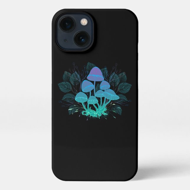 Toadstools in Bushes iPhone Case (Back)