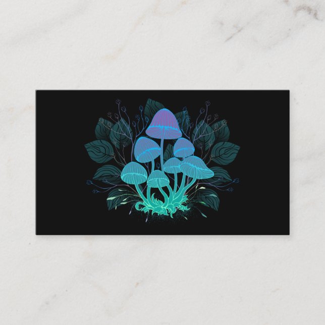 Toadstools in Bushes Loyalty Card (Front)