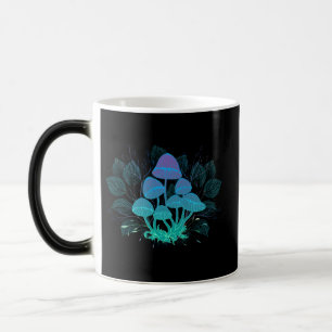 Toadstools in Bushes Magic Mug