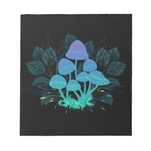 Toadstools in Bushes Notepad