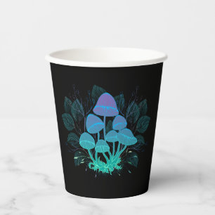 Toadstools in Bushes Paper Cups