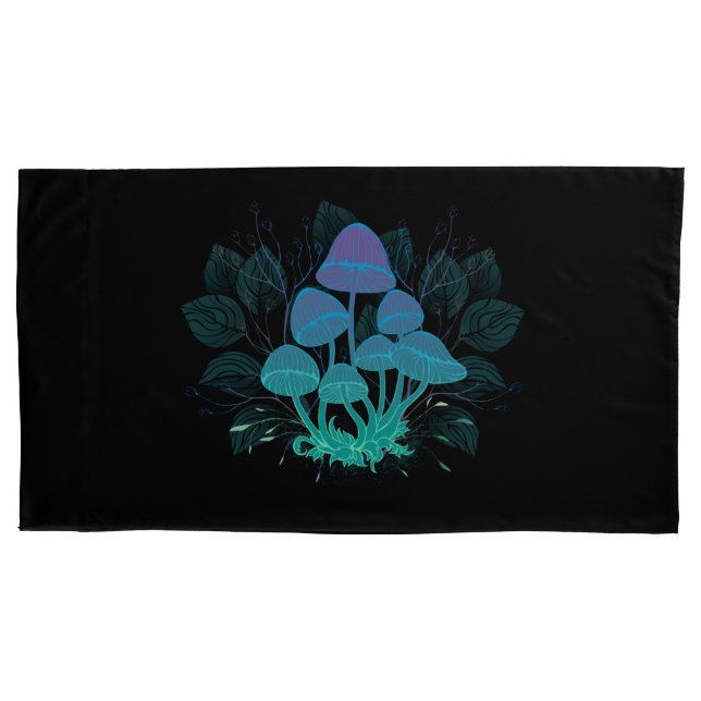 Toadstools in Bushes Pillowcase (Front)
