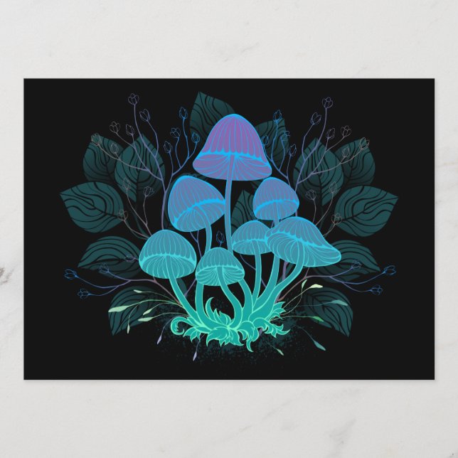 Toadstools in Bushes Programme (Front)