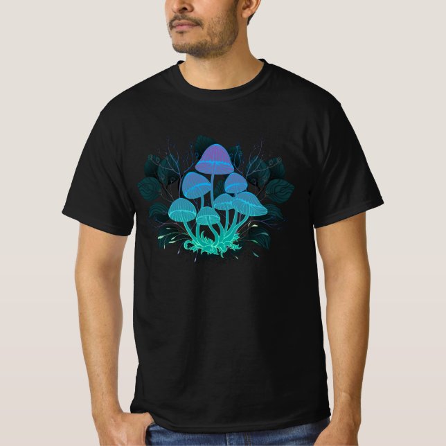 Toadstools in Bushes T-Shirt (Front)