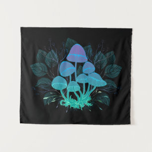 Toadstools in Bushes Tapestry