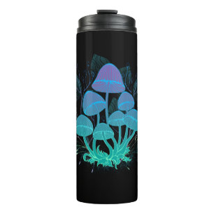 Toadstools in Bushes Thermal Tumbler