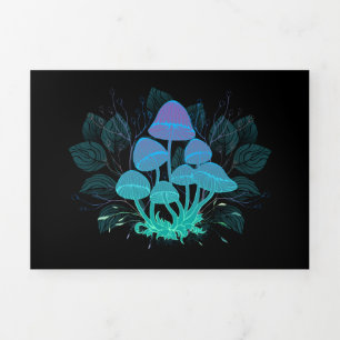 Toadstools in Bushes Tri-Fold Programme