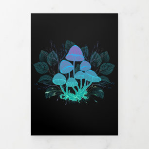 Toadstools in Bushes Tri-Fold Programme