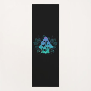 Toadstools in Bushes Yoga Mat