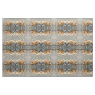 Toadstools on a Tree Trunk Patterned Animal Fabric