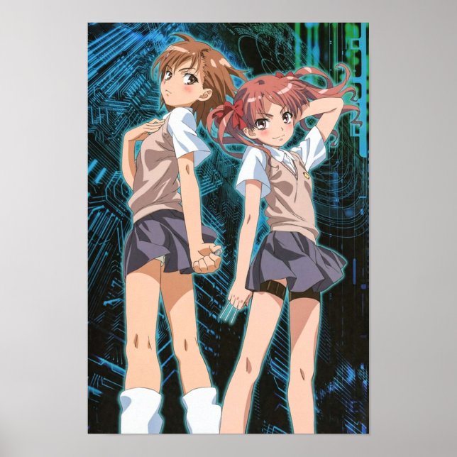 Toaru Series  Misaka Mikoto  Shirai Kuroko Poster (Front)