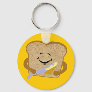 Toast And Butter Key Ring