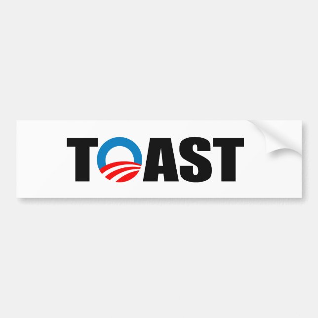TOAST BUMPER STICKER (Front)