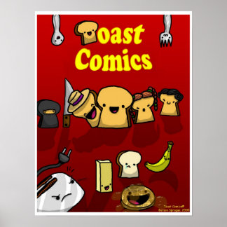 Toast Comics Cast Poster