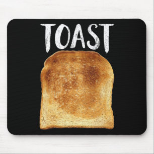 Toast Costume Halloween Funny Bread Lover Christma Mouse Mat