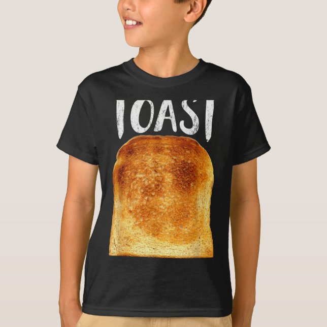 Toast Costume Halloween Funny Bread Lover Christma T-Shirt (Front)