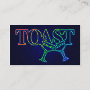 toast : electro lounge business card