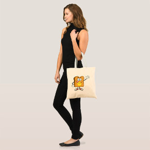 Toast Face Tote Bag