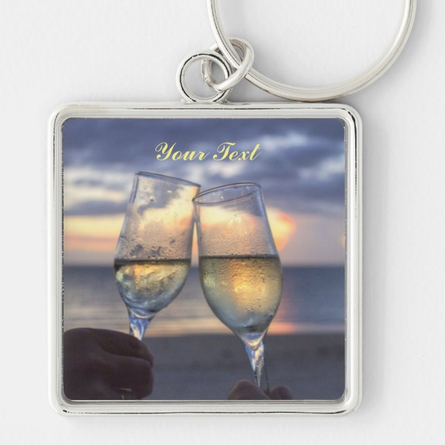 Toast-Premium Square Keychain (Front)