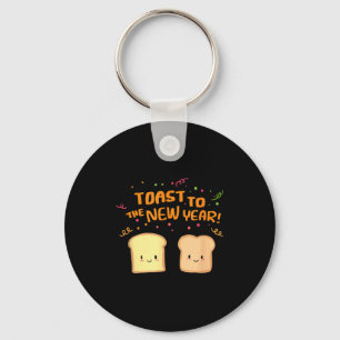 Toast To New Year Funny And Key Ring