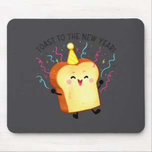 Toast To The New Year Pun  Mouse Mat