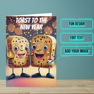 Toast to the New Years Card