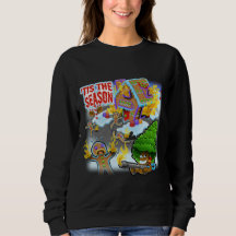 Toasted Gingerbread Man Holiday Humour Sweatshirt