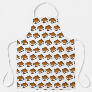 Toasted Marshmallow Camp Campfire Fire S'mores Apron
