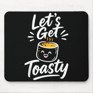 Toasted marshmallow campfire mouse mat