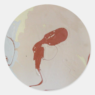 Toasted Marshmallow Drip Classic Round Sticker