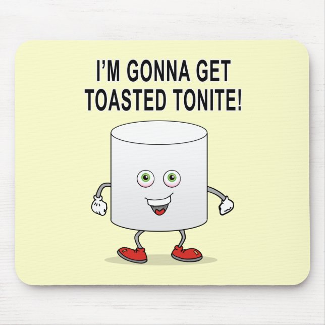Toasted Marshmallow Mouse Mat (Front)