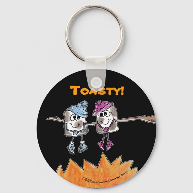 Toasted Marshmallows Key Ring (Front)