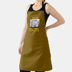 TOASTED Toaster Screwball Graphics Apron