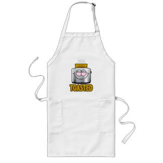 TOASTED Toaster Screwball Graphics Long Apron