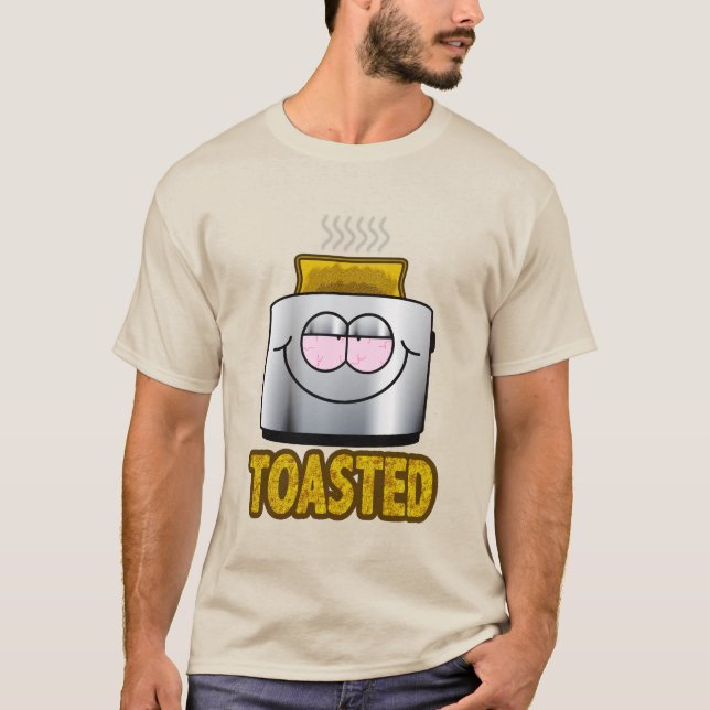 TOASTED Toaster Screwball Graphics T-Shirt (Front)