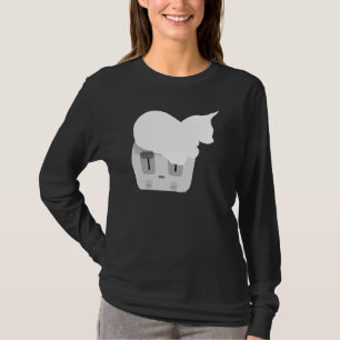 Toaster Cat Kitten Favourite Resting Place T-Shirt