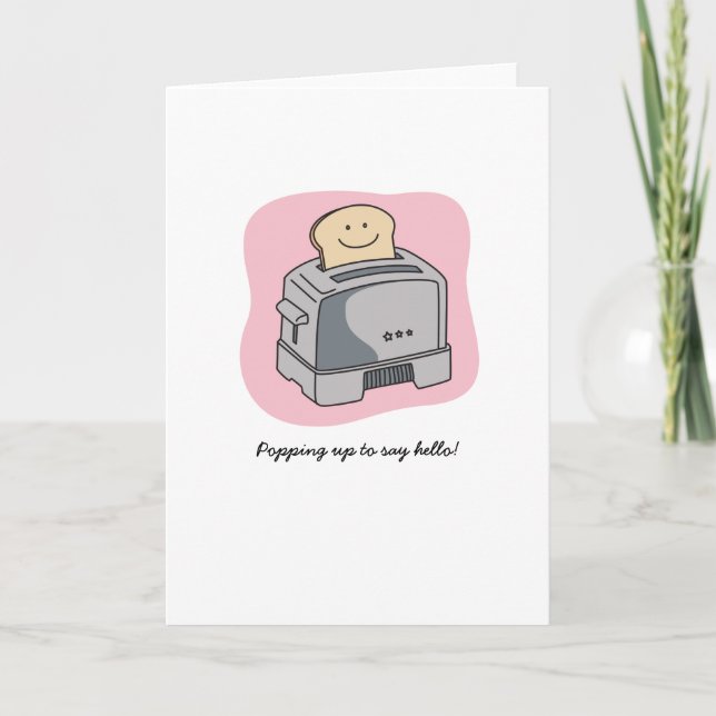 Toaster Love Greeting Card (Front)