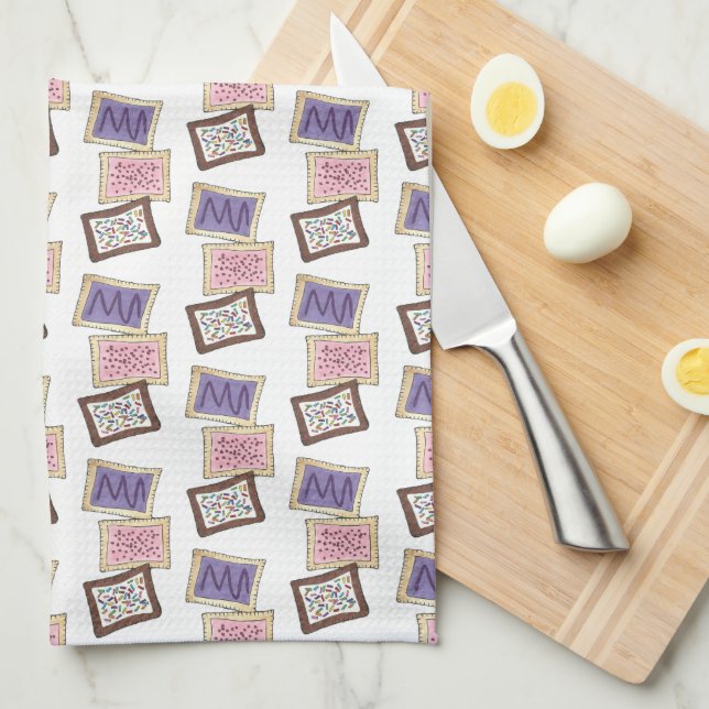 Toaster Pastries Breakfast Pastry Junk Food Foodie Tea Towel (Quarter Fold)