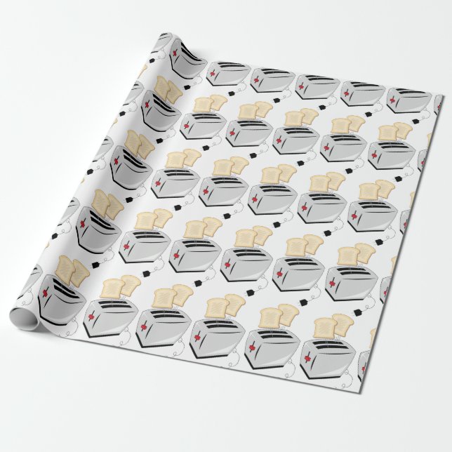Toaster Wrapping Paper (Unrolled)